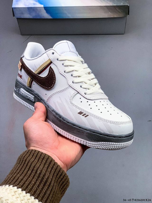 真标半码！耐克Nike Air Force 1 Low 空军一号低帮经典百搭休闲板鞋 0216101X26