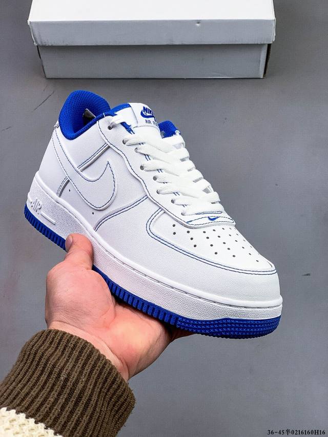 真标半码！耐克Nike Air Force 1 Low 空军一号低帮经典百搭休闲板鞋 0216160H16