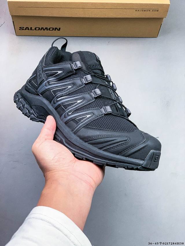 Salomon Xa Pro 3D Adv 萨洛蒙 户外越野跑鞋 鞋面采用Sensifit贴合技术 全方位贴合包裹脚型 鞋跟部鞋底牵引设计 提供强大的抓地性能