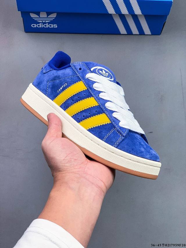 真标半码！阿迪达斯Adidas Originals Campus 80S 学院系列经典复古低帮百搭休闲运动板鞋 0217959F20