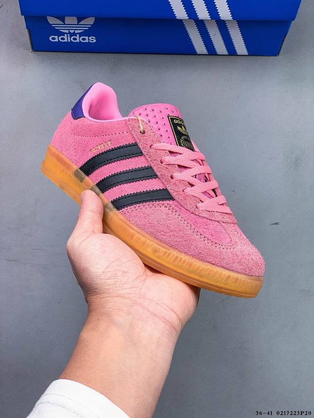 阿迪达斯Adidas Gazelle 低帮复古百搭休闲运动板鞋 0217223P30