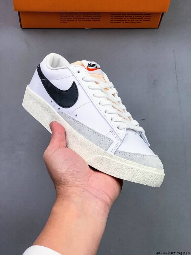 耐克Nike Blazer Low'77 Vntg We 经典开拓者低帮百搭休闲运动板鞋 0217Qd20