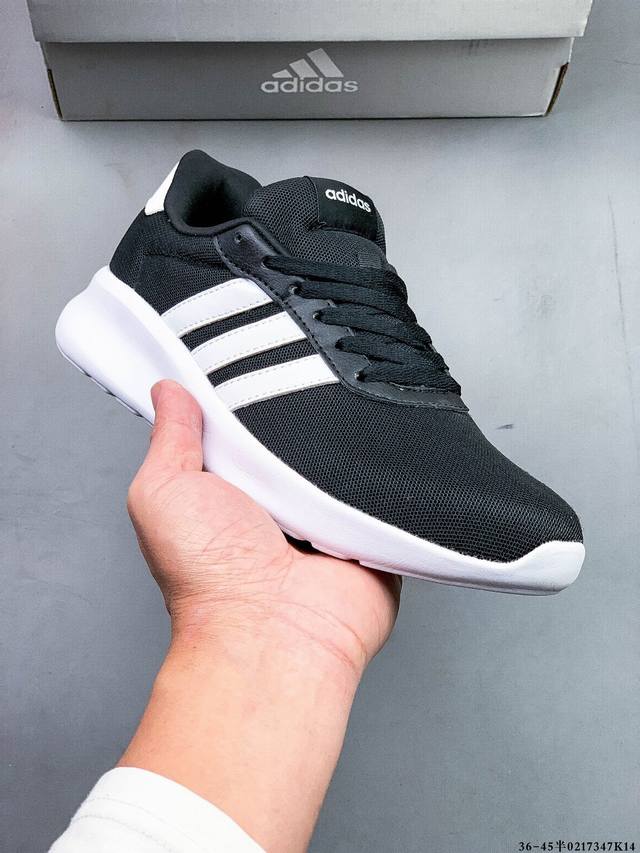 阿迪达斯Adidas Lite Racer 3.0舒适网面运动休闲鞋 0217347K14 - 点击图像关闭