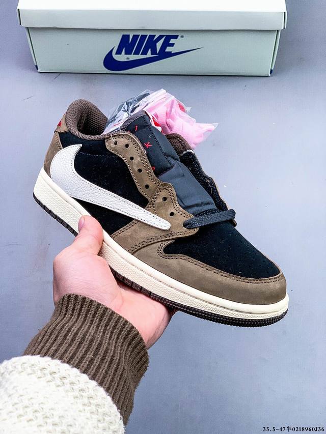 公司级头层！耐克Nike Air Jordan 1 Low Aj1乔1 倒勾低帮潮流缓运动休闲板鞋。Aj1 低帮拼接 完美版型真头层牛皮# 内置缓震气垫 原鞋开