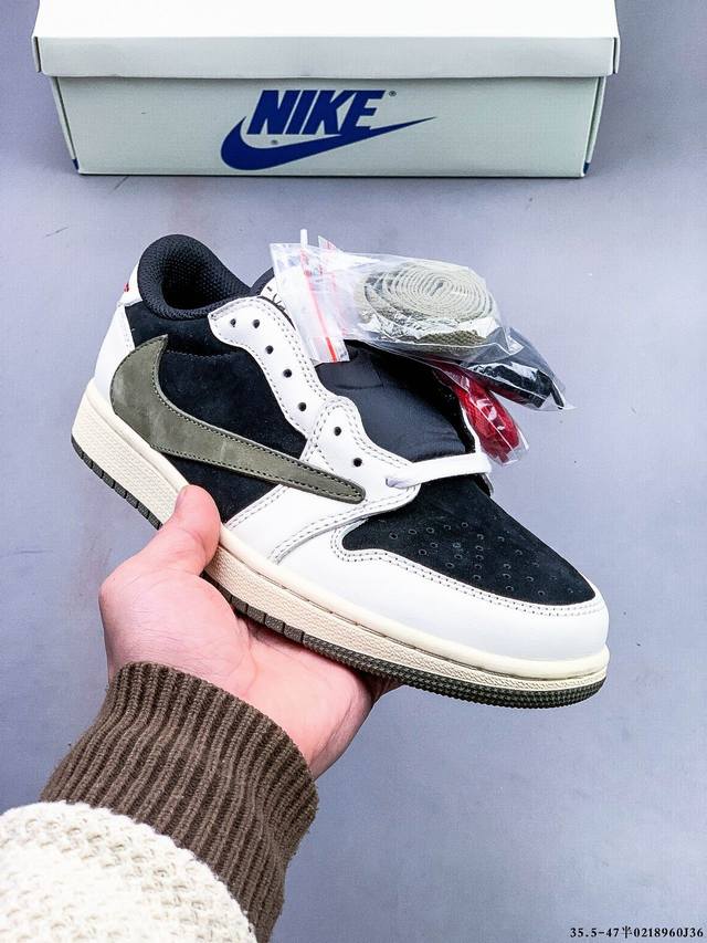 公司级头层！耐克Nike Air Jordan 1 Low Aj1乔1 倒勾低帮潮流缓运动休闲板鞋。Aj1 低帮拼接 完美版型真头层牛皮# 内置缓震气垫 原鞋开 - 点击图像关闭