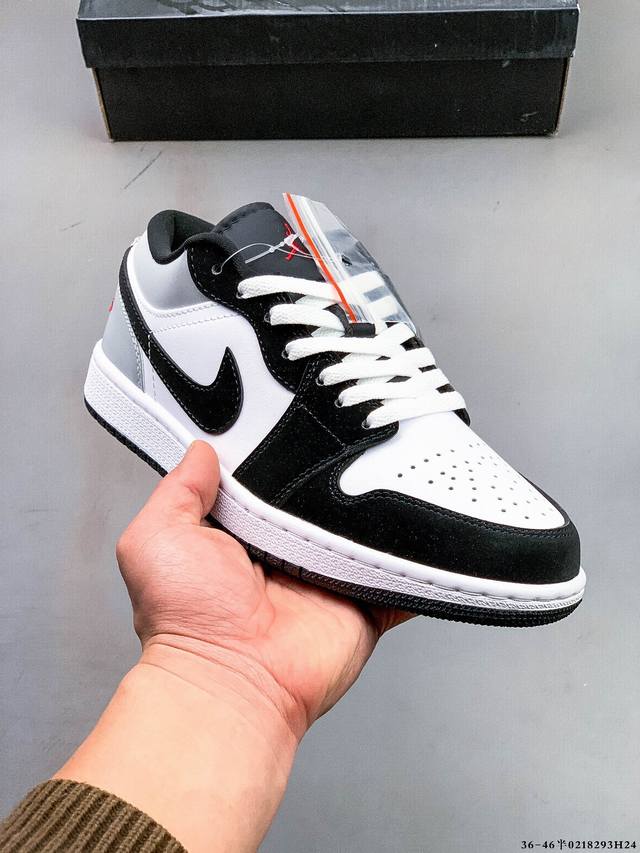 真标半码！耐克Nike Air Jordan Low 1 乔1低帮经典休闲板鞋 0218293H24