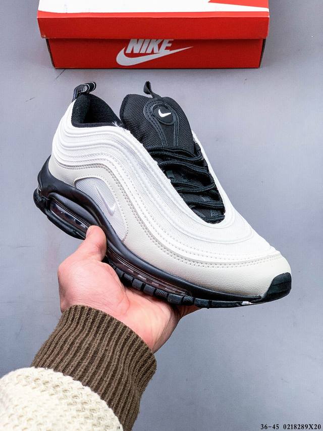 耐克Nike Air Max 97 子弹系列全掌气垫经典运动休闲跑步鞋 0218289X20