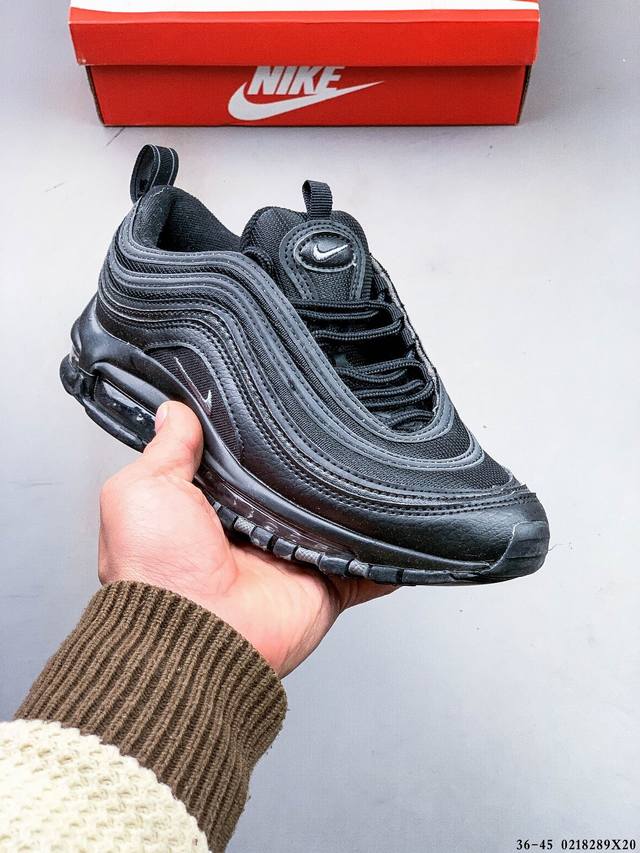 耐克Nike Air Max 97 子弹系列全掌气垫经典运动休闲跑步鞋 0218289X20