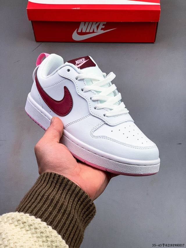 耐克 Nike Court Borough Low 低帮百搭休闲运动鞋 0218198H17