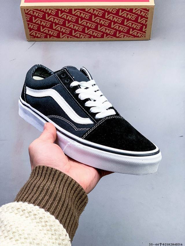 万斯Vans Old Skool 厚底低帮休闲百搭滑板鞋 0218284H16