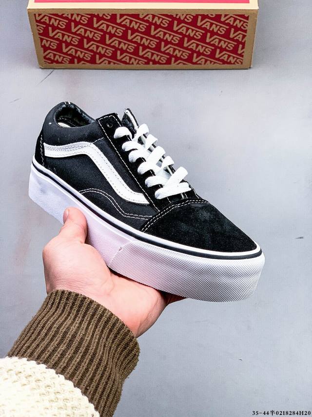 硫化真标！万斯Vans Old Skool 厚底低帮休闲百搭滑板鞋 0218284H20 - 点击图像关闭