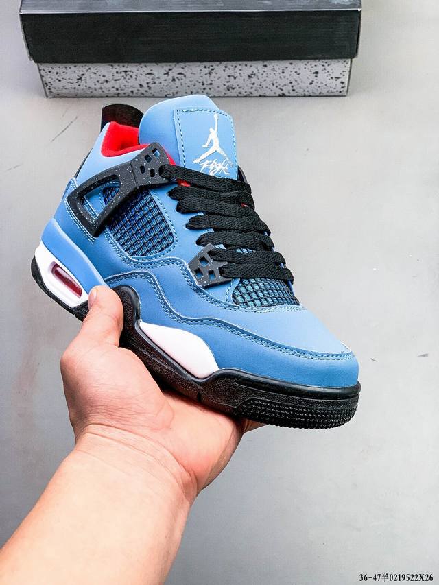 二层真标！Air Jordan 4 Aj4代中帮复古休闲运动文化篮球鞋。秉承轻量化的速度型篮球鞋设计思想完成设计，降低重量的同时提升舒适度，中底延续前作使用了分 - 点击图像关闭