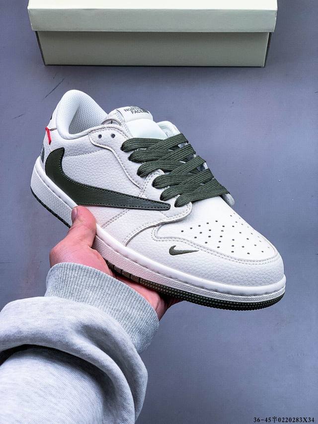 公司级头层！耐克Nike Air Jordan 1 Low Aj1乔1 倒勾低帮潮流缓运动休闲板鞋。Aj1 低帮拼接 完美版型真头层牛皮# 内置缓震气垫 原鞋开