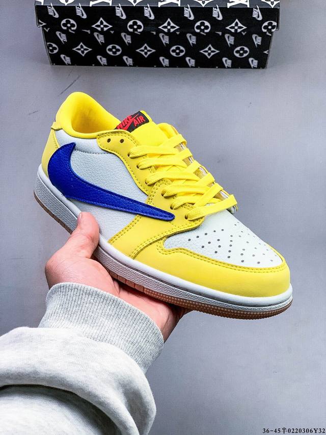 公司级头层！耐克Nike Air Jordan 1 Low Aj1乔1 倒勾低帮潮流缓运动休闲板鞋。Aj1 低帮拼接 完美版型真头层牛皮# 内置缓震气垫 原鞋开