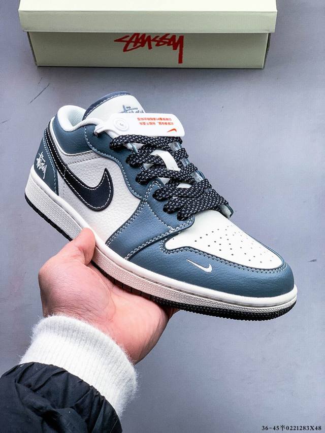 公司级头层！耐克Nike Air Jordan 1 Low Aj1乔1 倒勾低帮潮流缓运动休闲板鞋。Aj1 低帮拼接 完美版型真头层牛皮# 内置缓震气垫 原鞋开