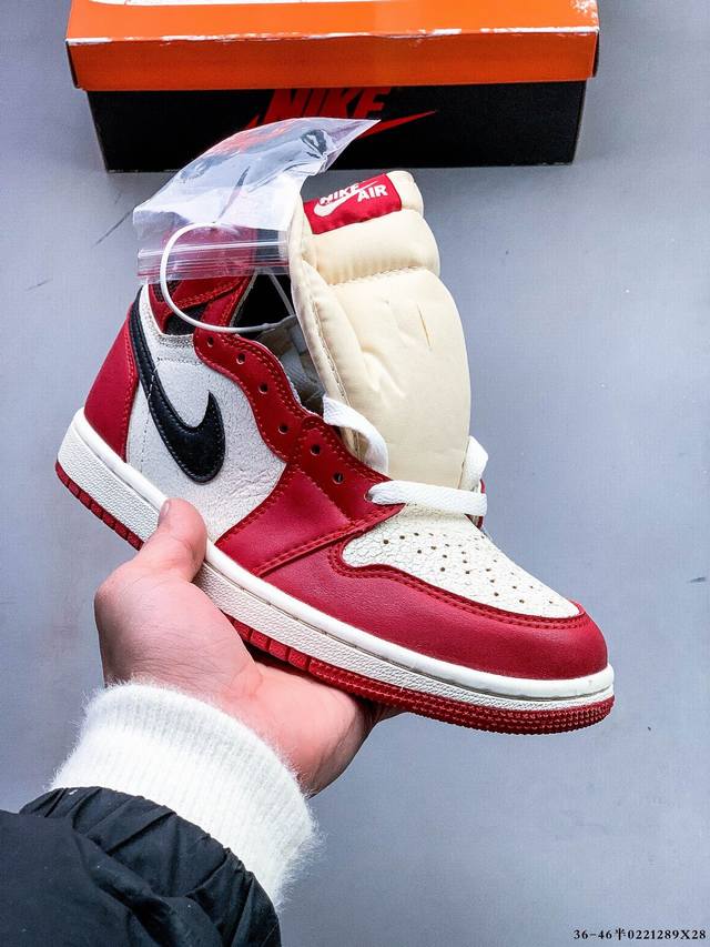 头层真标！耐克Nike Air Jordan 1 Aj1乔丹一代高帮复古文化休闲运动篮球鞋 0221289X28