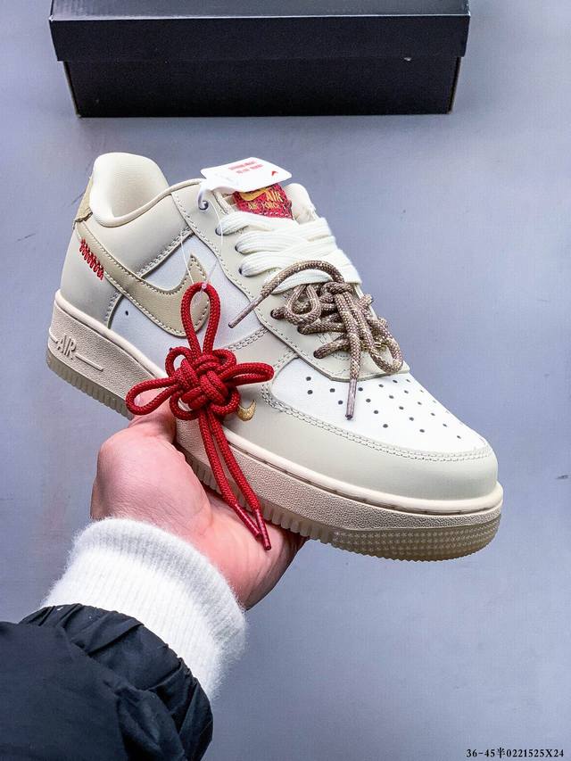 真标半码！耐克Nike Air Force 1 Low 空军一号低帮经典百搭休闲板鞋 0221525X24