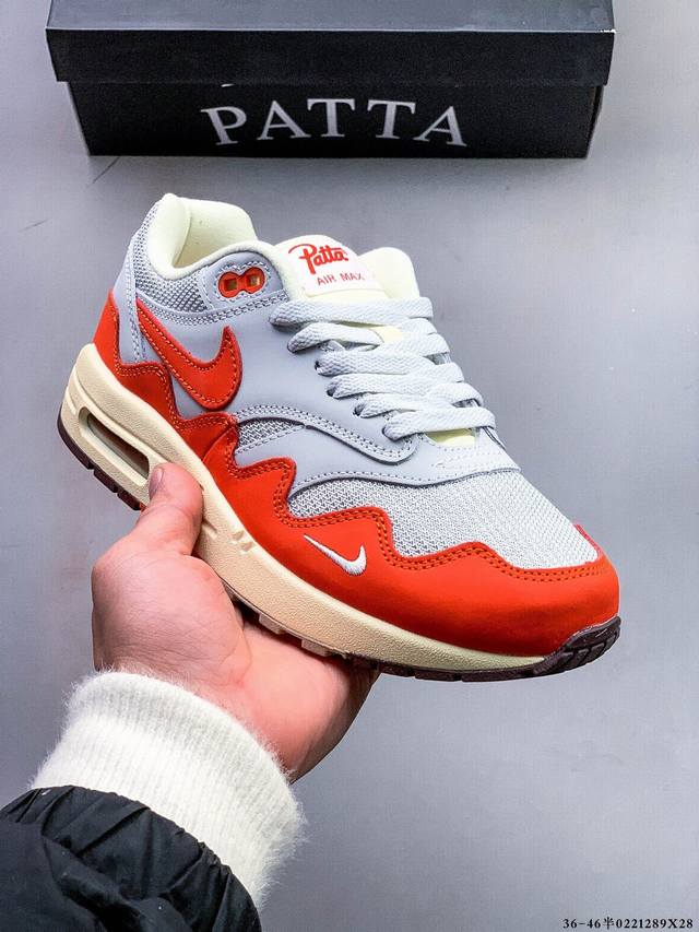 公司级！耐克 Nike Nike Air Max 1 87 限定配色 气垫缓震跑步鞋 0221289X28