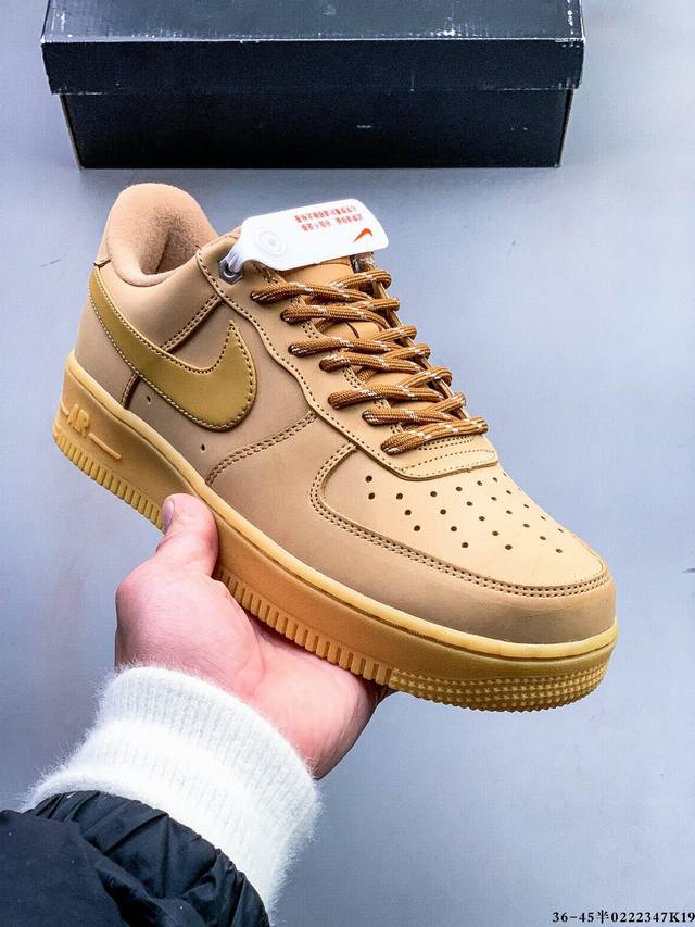 真标半码！耐克Nike Air Force 1 Low 空军一号低帮经典百搭休闲板鞋 0222347K19