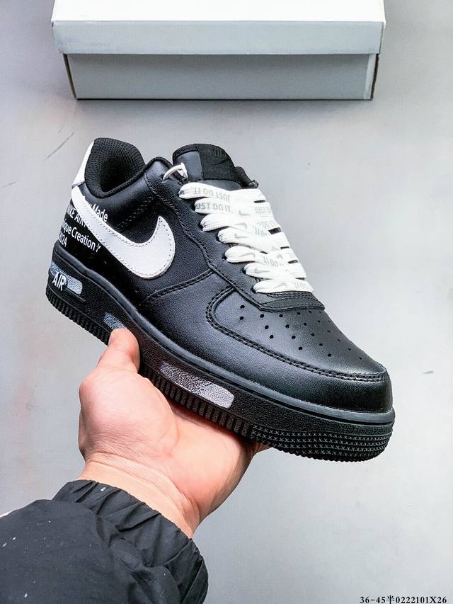 真标半码！耐克Nike Air Force 1 Low 空军一号低帮经典百搭休闲板鞋 0222101X26