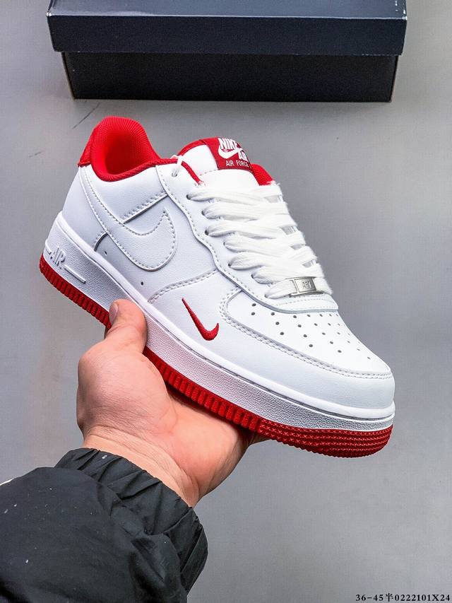 真标半码！耐克Nike Air Force 1 Low 空军一号低帮经典百搭休闲板鞋 0222101X24