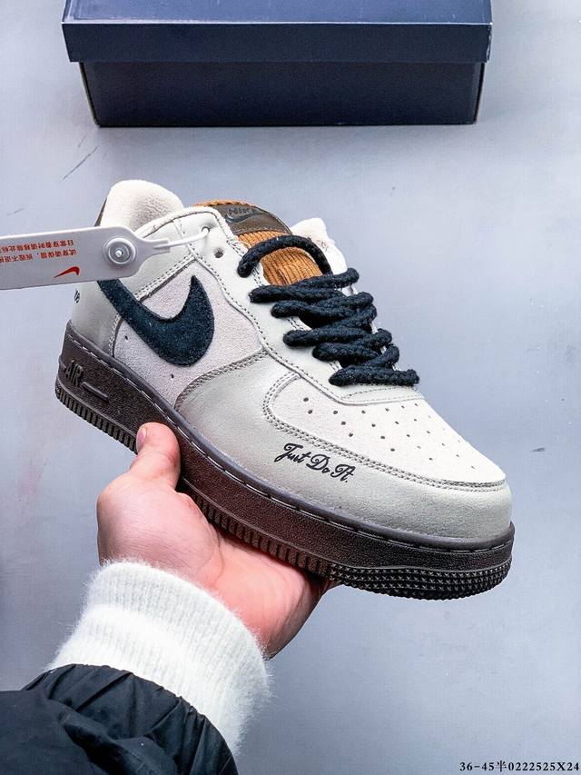 真标半码！耐克Nike Air Force 1 Low 空军一号低帮经典百搭休闲板鞋 0222525X24