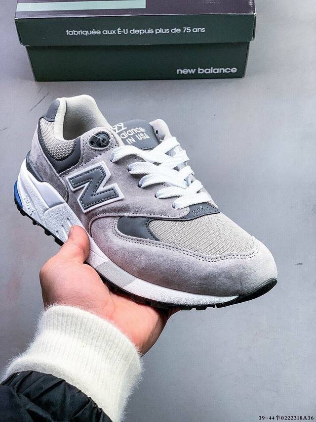 公司级！新百伦New Balance 999 Nb999 高端美产系列经典复古休闲运动慢跑鞋#原楦原数据开发纸版#采用台产丝光猪巴革材质#独立4层组合大底私模#