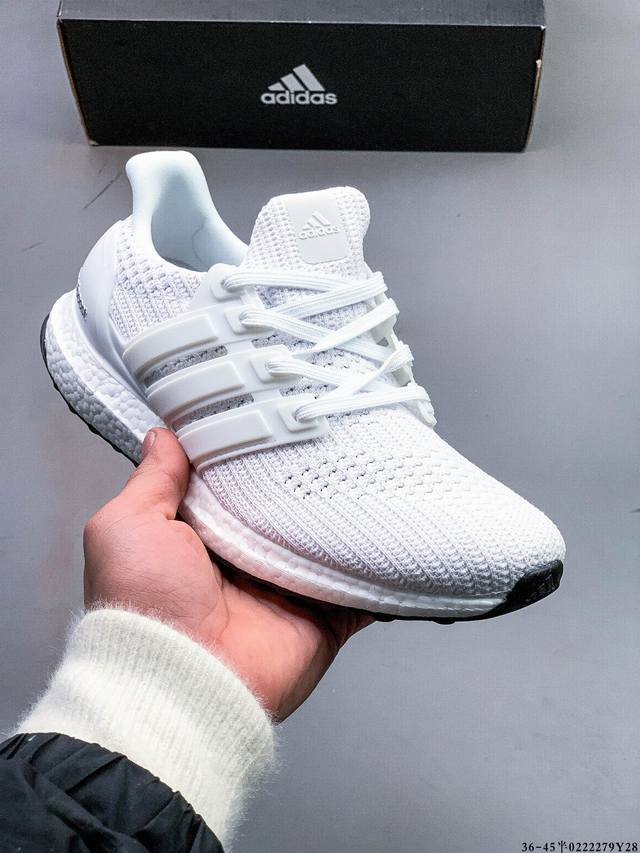 公司级真爆！阿迪达斯Adidas Ultraboost 4.0 爆米花经典运动休闲鞋 0222279Y28