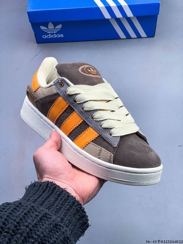 真标半码！阿迪达斯Adidas Originals Campus 80S 学院系列经典复古低帮百搭休闲运动板鞋 0223244F22