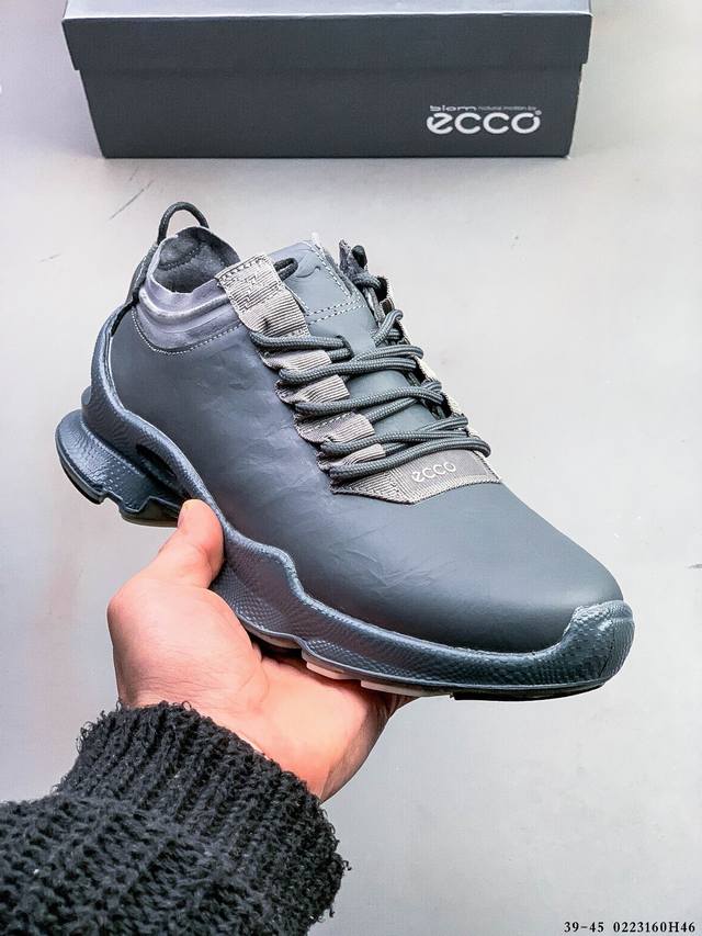 公司级！Ecco Men's Classic Lisbon Lace 爱步 街头趣闯系列系带休闲鞋 代工原单品质#轻盈发泡橡胶鞋底#欧索莱吸汗去臭脚垫 0223