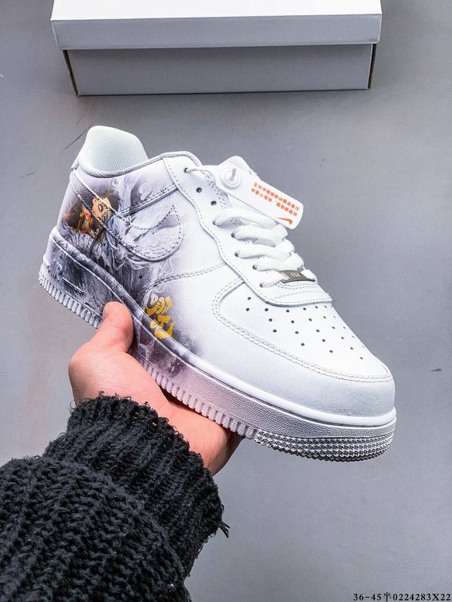 真标半码！耐克Nike Air Force 1 Low 空军一号 哪吒联名 低帮百搭休闲运动板鞋 0224283X22