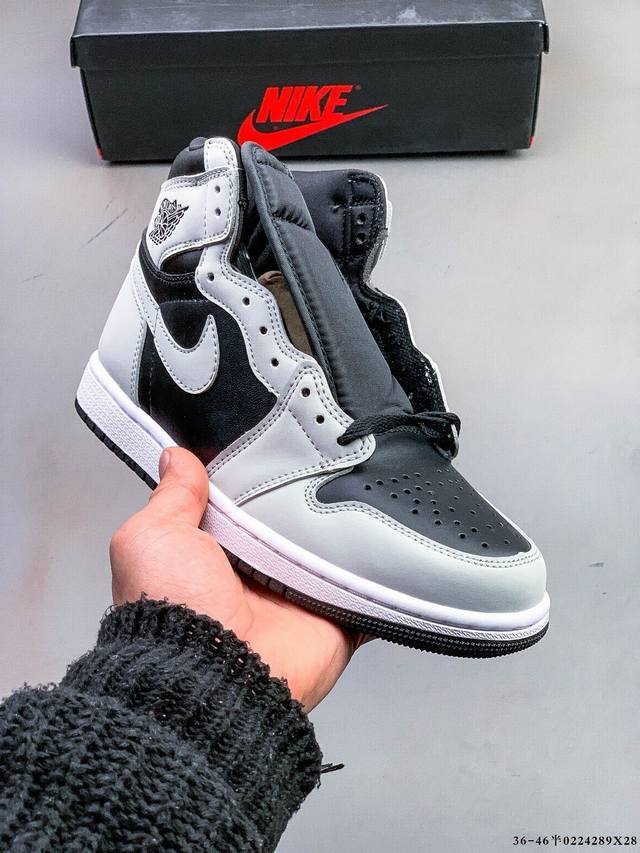 头层真标！耐克Nike Air Jordan 1 Aj1乔丹一代高帮复古文化休闲运动篮球鞋 0224289X28