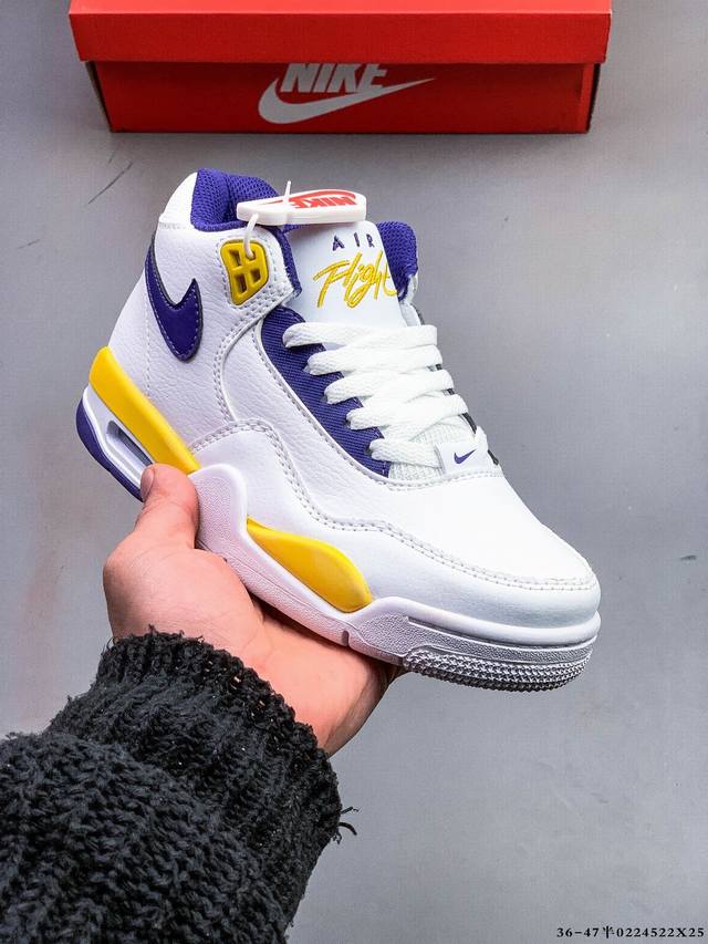 耐克Nike Air Flight 89男子运动鞋 Aj4兄弟款系列 篮球鞋 钢印注胶孔 货号：306252-025 重塑80年代后期非凡篮球战靴的经典风范,利