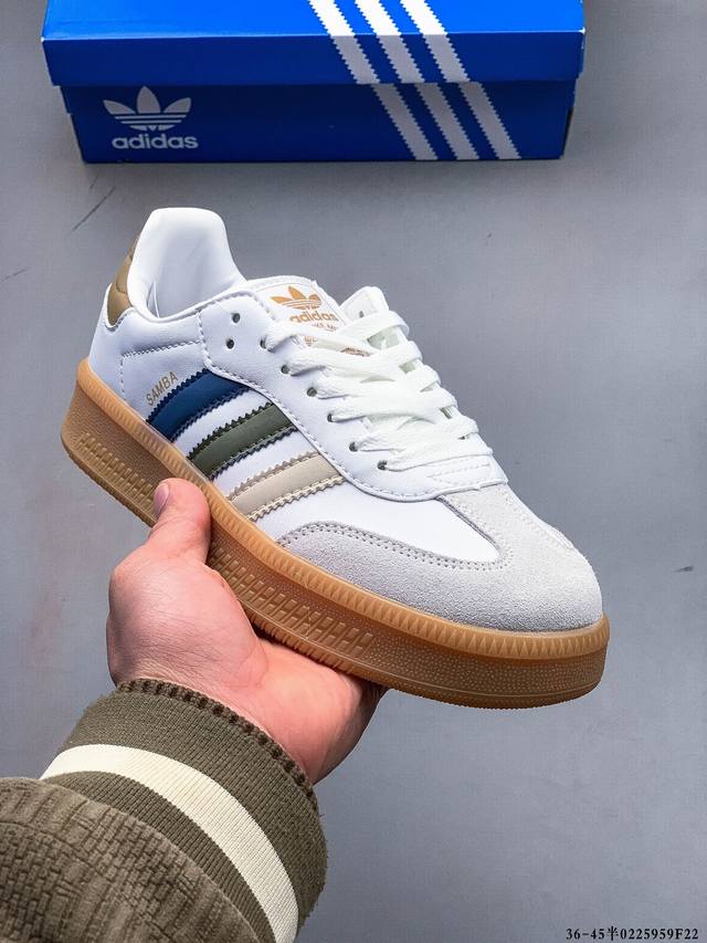 阿迪达斯Adidas Samba Xlg 厚底低帮复古板鞋 0225959F22