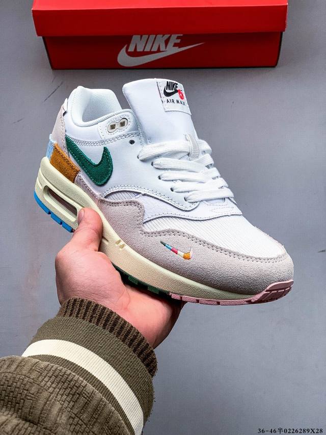 公司级！耐克 Nike Nike Air Max 1 87 限定配色 气垫缓震跑步鞋 0226289X28