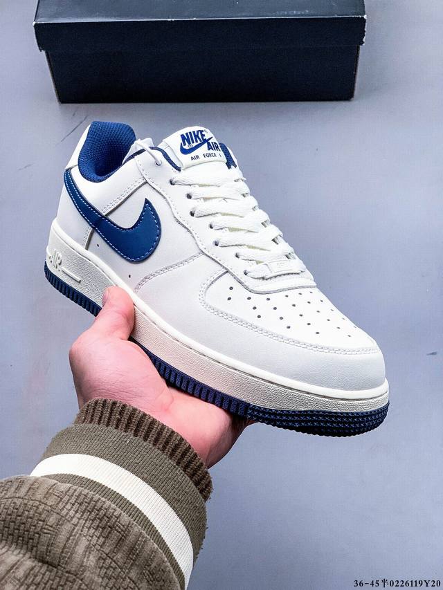 真标半码！耐克Nike Air Force 1 Low 空军一号低帮经典百搭休闲板鞋 0226119Y20