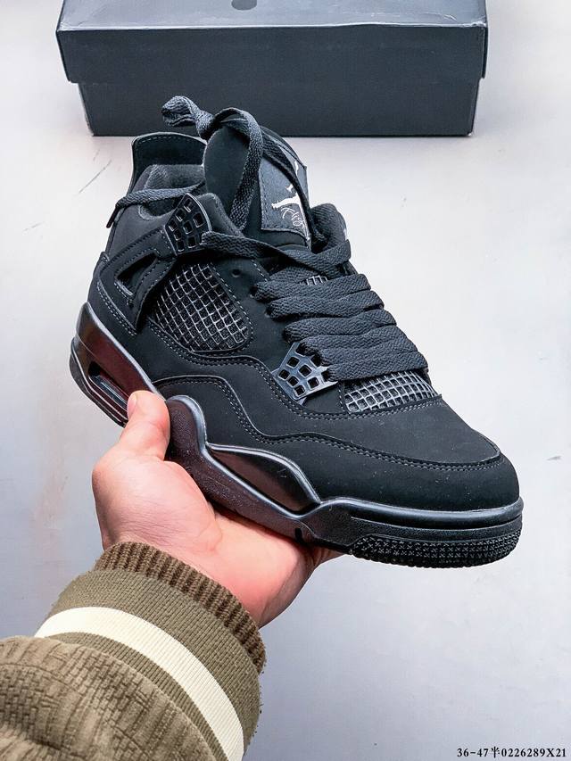 Air Jordan 4 Aj4代中帮复古休闲运动文化篮球鞋。秉承轻量化的速度型篮球鞋设计思想完成设计，降低重量的同时提升舒适度，中底延续前作使用了分离式后掌可 - 点击图像关闭