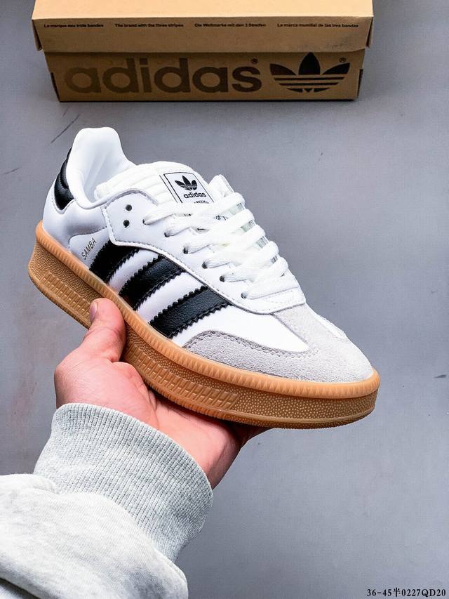 阿迪达斯Adidas Samba Xlg 厚底低帮复古板鞋 0227Qd20