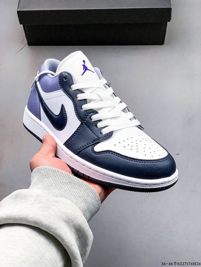 真标半码！耐克Nike Air Jordan Low 1 乔1低帮经典休闲板鞋 0227174H24