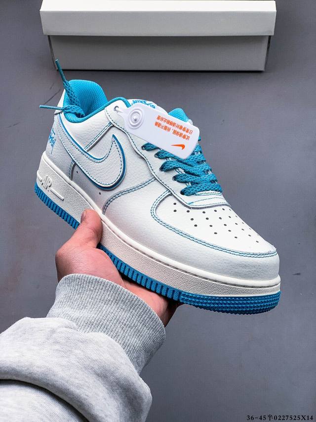 真标半码！耐克Nike Air Force 1 Low 空军一号低帮经典百搭休闲板鞋 0227525X14