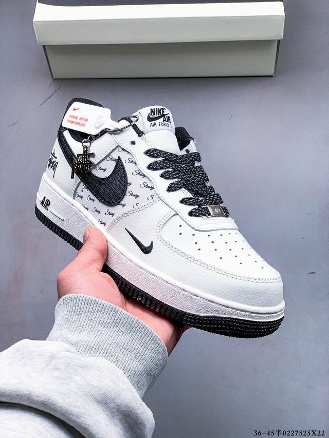 真标半码！耐克Nike Air Force 1 Low 空军一号低帮经典百搭休闲板鞋 0227525X22