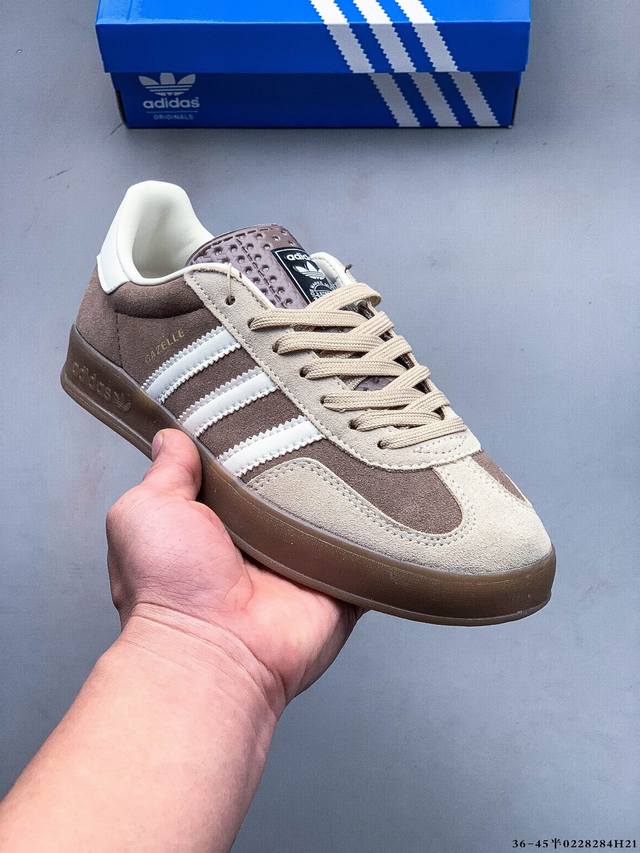 真标半码！阿迪达斯Adidas Gazelle 低帮复古百搭休闲运动板鞋 0228284H21