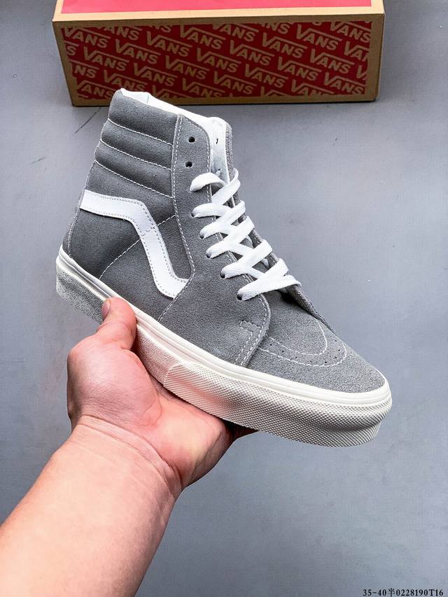 万斯范斯Vans Sk8-Hi Slim 万斯高帮时尚运动休闲板鞋滑板鞋 02281 T16