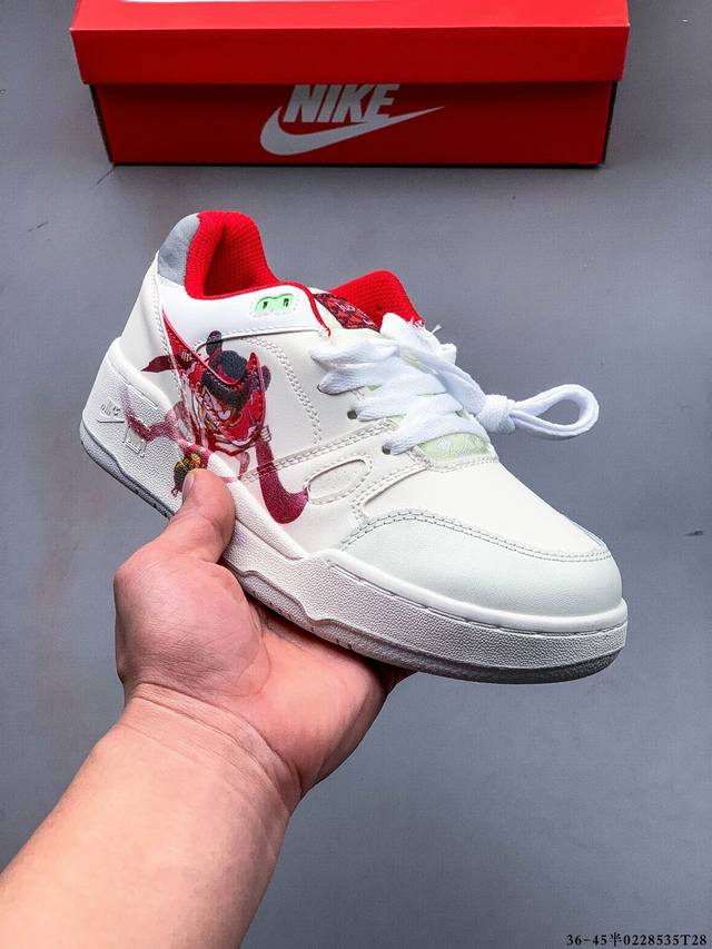 公司级！Billie Eilish Nike Air Alpha Force 88 “Fire Red”碧梨 联名款百搭休闲板鞋 0228535T28