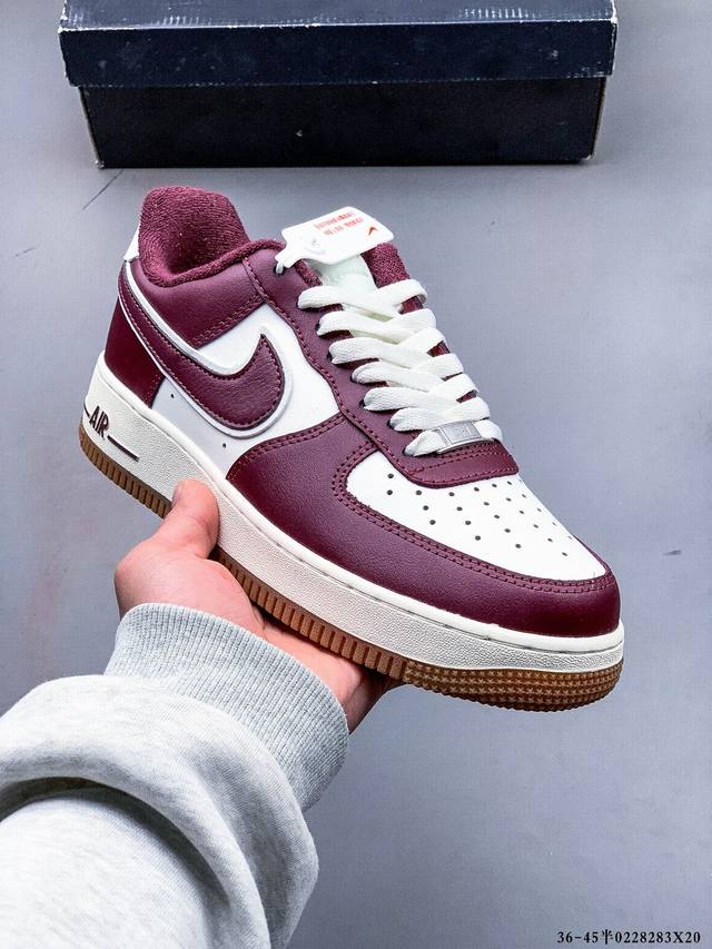 真标半码！耐克Nike Air Force 1 Low 空军一号低帮经典百搭休闲板鞋 0228283X20