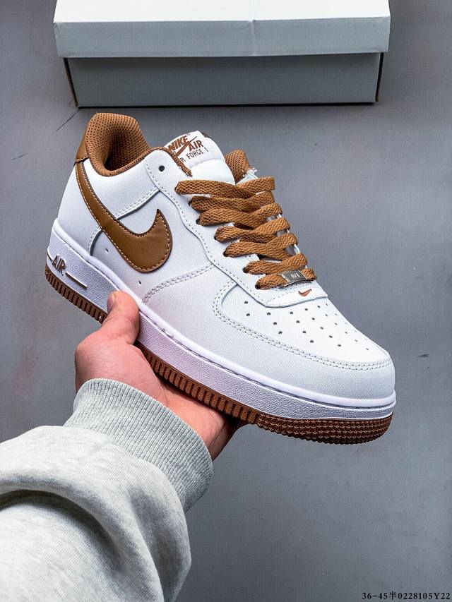 真标半码！耐克Nike Air Force 1 Low 空军一号低帮经典百搭休闲板鞋 0228105Y22