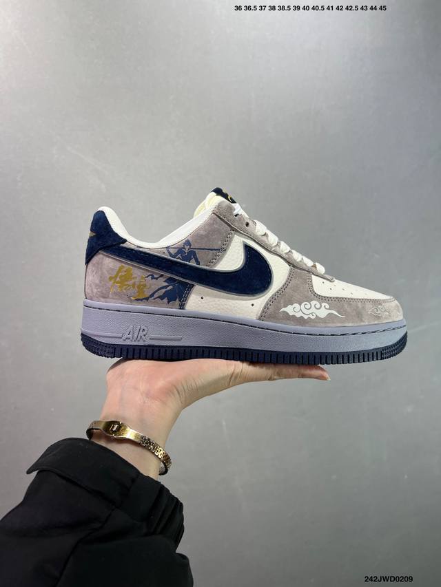 公司级 Nike Air Force 1 Low’07 空军一号低帮休闲板鞋 定制皮料 原楦原纸板 纯正空军版型 内置全掌气垫 货号：男 Cw2288-114