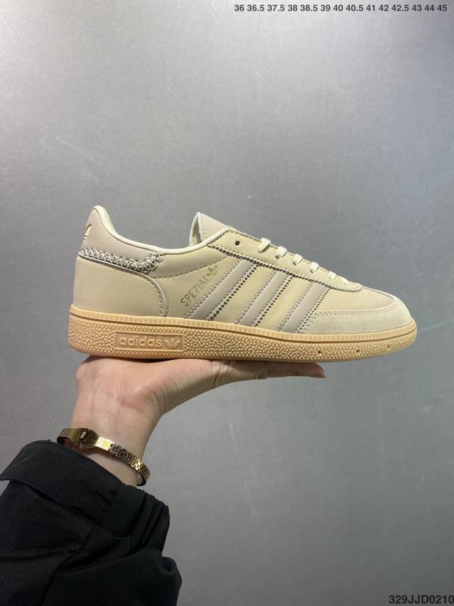 Ad Originals Handball Spzl 手球运动员系列百搭休闲运动板鞋 粉黑 If6561 口碑大厂出品 品控大底版型不断改良更新 原厂皮料 原装 - 点击图像关闭