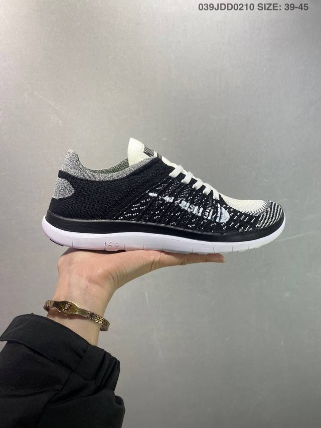 真标耐克Nike Epic React Flyknit 4.0 赤足轻便跑鞋 功能赤足大底，针织弹性原面料跑鞋。 货号：631053-001 Id:039Jdd