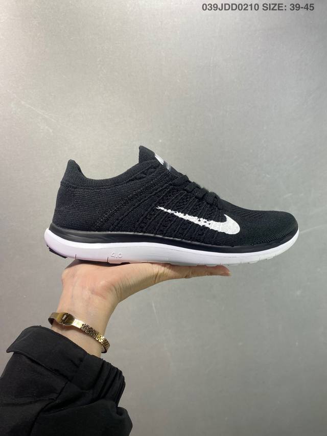 真标耐克Nike Epic React Flyknit 4.0 赤足轻便跑鞋 功能赤足大底，针织弹性原面料跑鞋。 货号：631053-001 Id:039Jdd